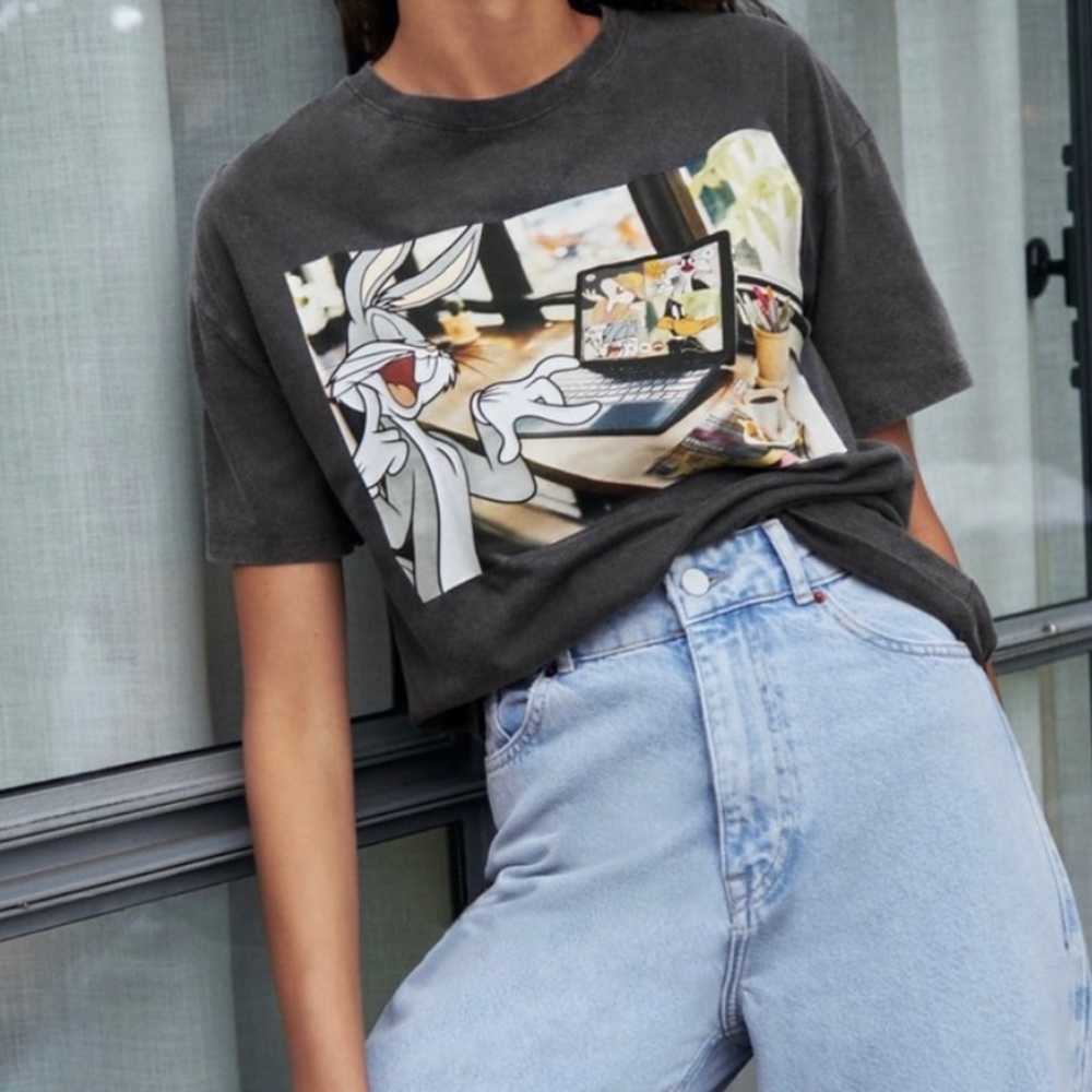 NWT Zara Looney Tunes Tee